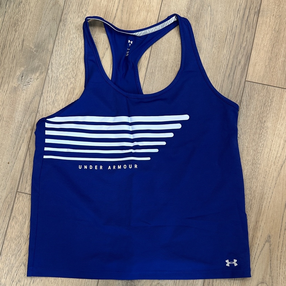 Under Armour Women's Racerback Blue Tank Top